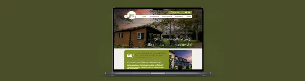 création de site web pour le domaine du pont de vailly